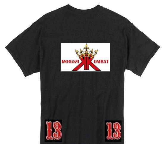 Custom Gildan 100% Cotton Black T-Shirt