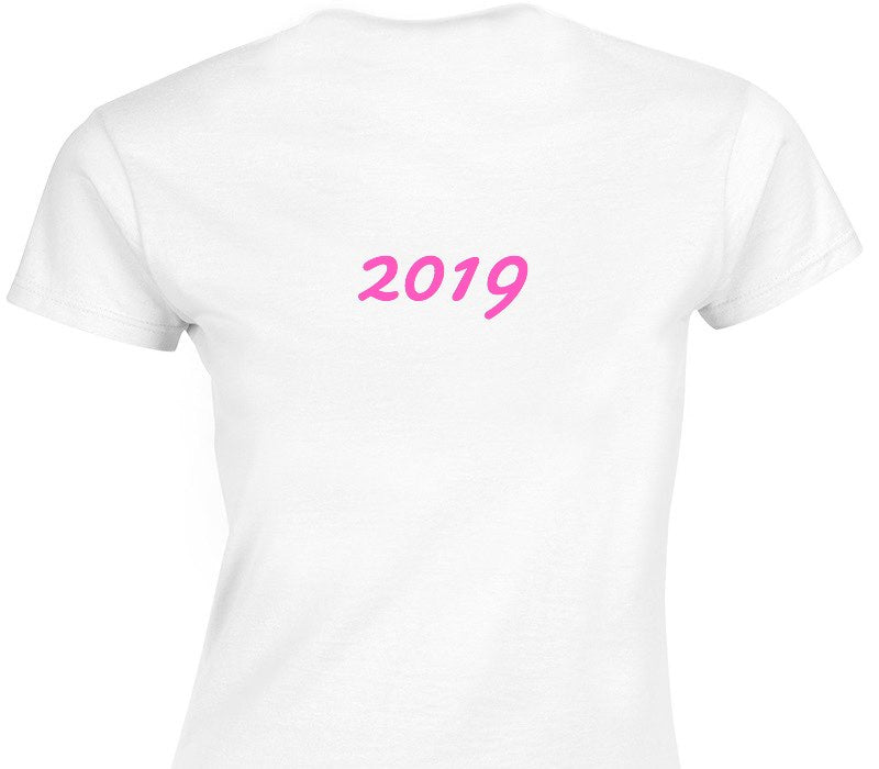 Custom Womens Soft Style 100% Cotton White T-Shirt