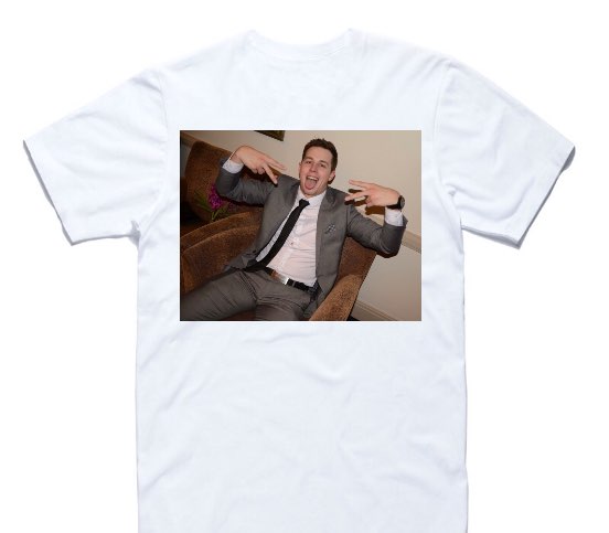 Custom AS Colour 100% Cotton White T-Shirt