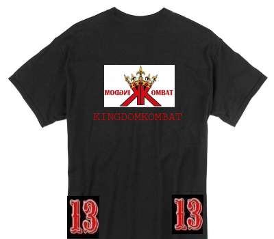 Custom Gildan 100% Cotton Black T-Shirt
