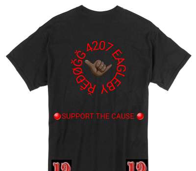 Custom Gildan 100% Cotton Black T-Shirt