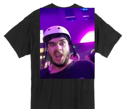 Custom Gildan 100% Cotton Black T-Shirt