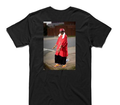Custom AS Colour 100% Cotton Black T-Shirt