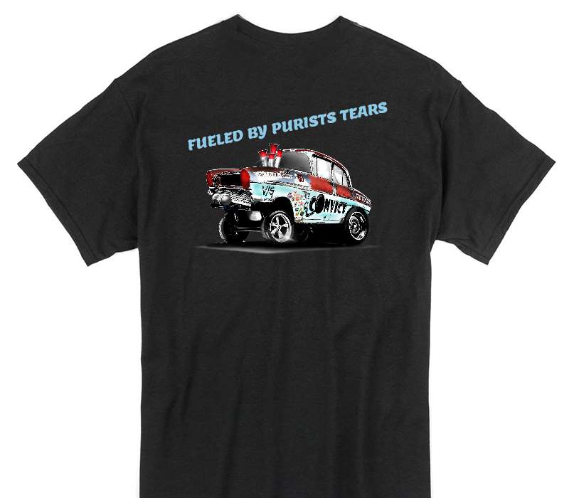 Custom Gildan 100% Cotton Black T-Shirt