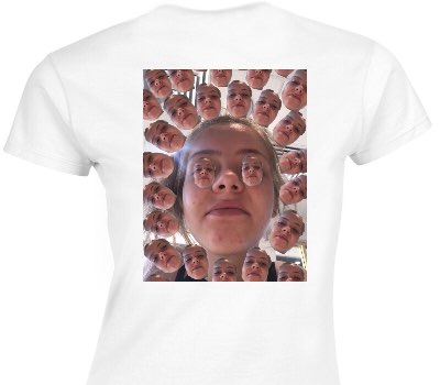 Custom Womens Soft Style 100% Cotton White T-Shirt