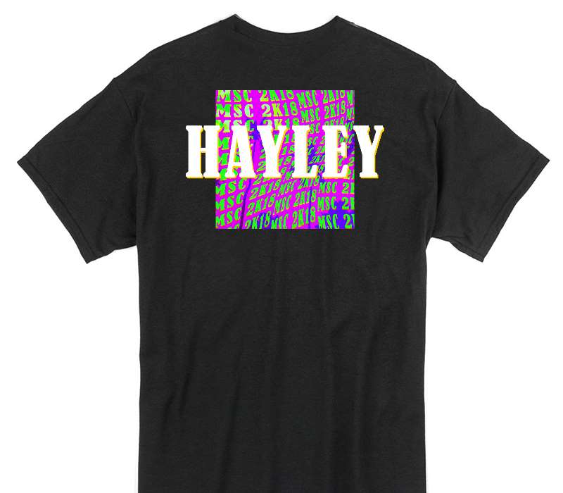 Custom Gildan 100% Cotton Black T-Shirt