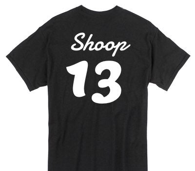 Custom Gildan 100% Cotton Black T-Shirt