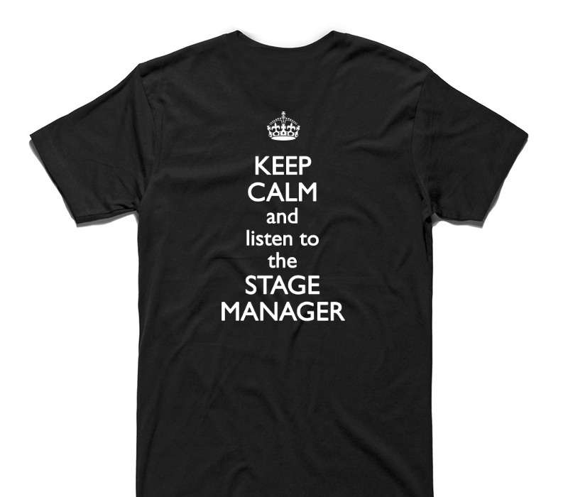 Custom AS Colour 100% Cotton Black T-Shirt