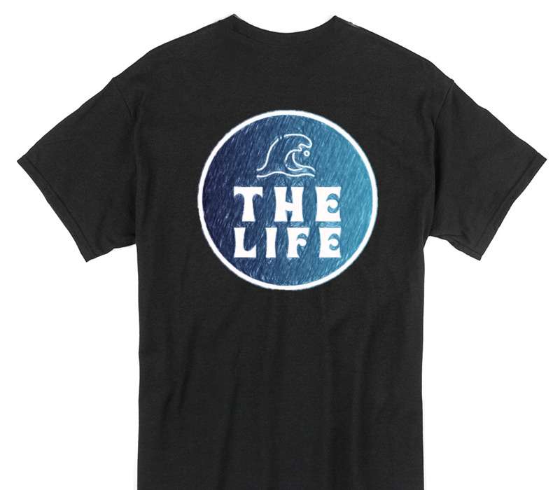 Custom Gildan 100% Cotton Black T-Shirt