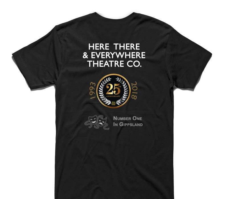 Custom AS Colour 100% Cotton Black T-Shirt