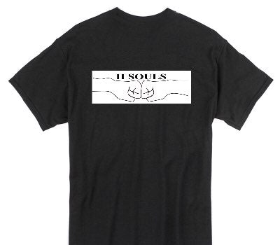Custom Gildan 100% Cotton Black T-Shirt