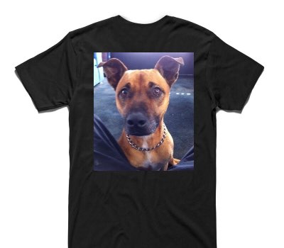 Custom AS Colour 100% Cotton Black T-Shirt