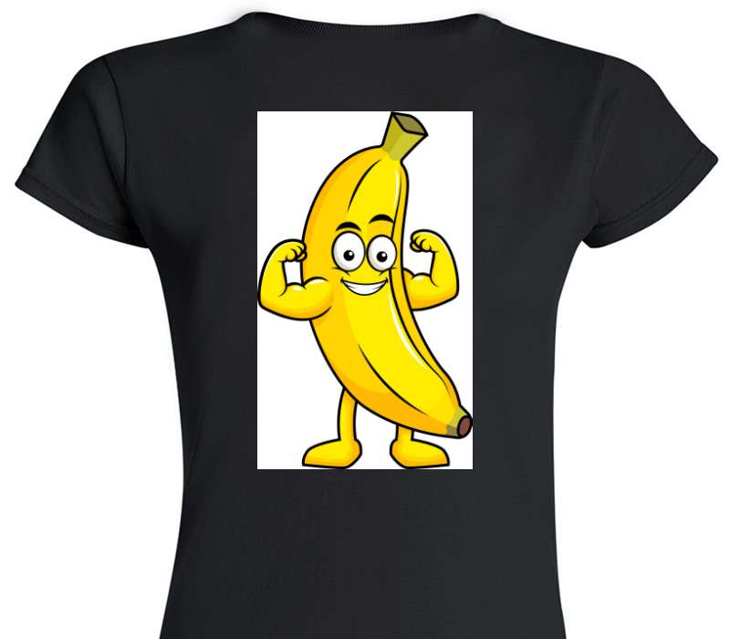 Custom Womens Soft Style 100% Cotton Black T-Shirt