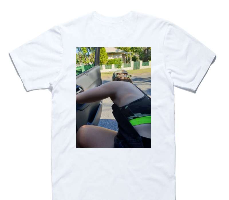 Custom AS Colour 100% Cotton White T-Shirt