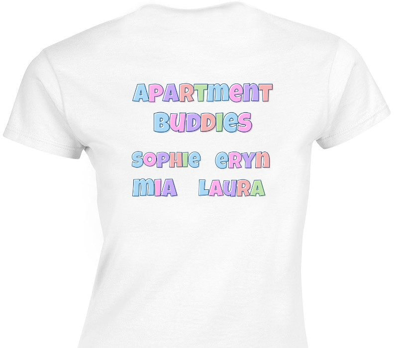 Custom Womens Soft Style 100% Cotton White T-Shirt