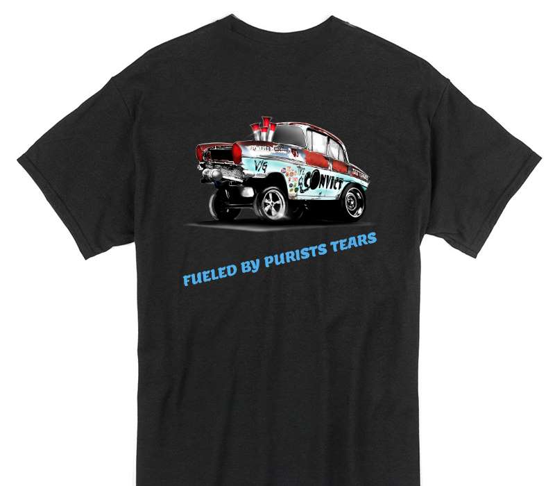 Custom Gildan 100% Cotton Black T-Shirt