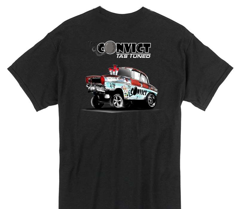 Custom Gildan 100% Cotton Black T-Shirt