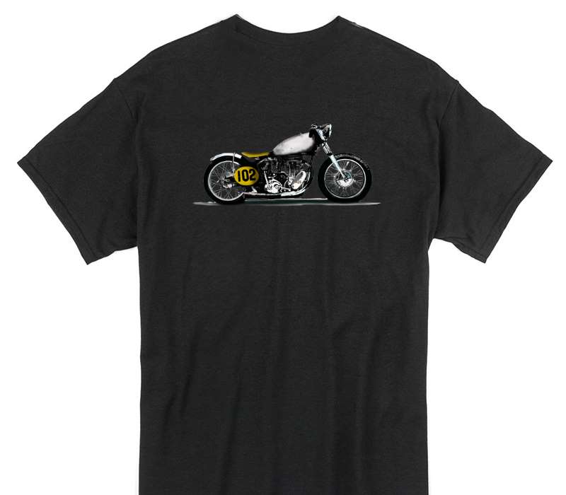Custom Gildan 100% Cotton Black T-Shirt