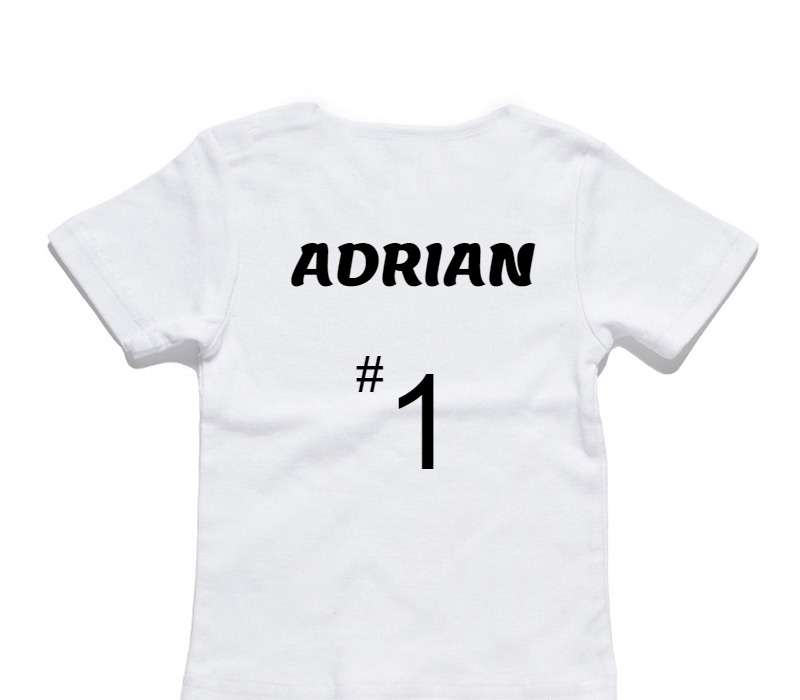 Custom AS Colour White Baby T-Shirt