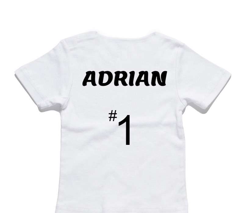 Custom AS Colour White Baby T-Shirt