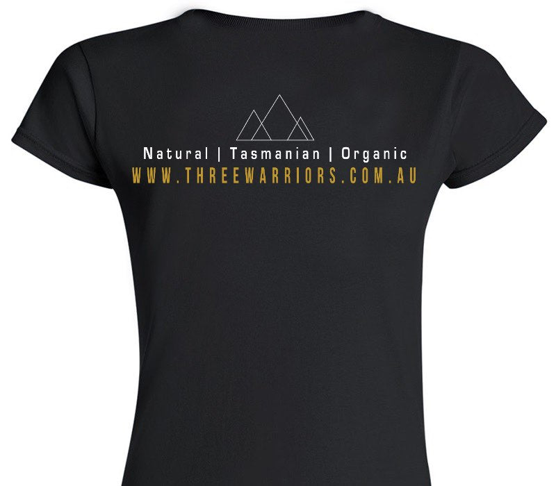 Custom Womens Soft Style 100% Cotton Black T-Shirt
