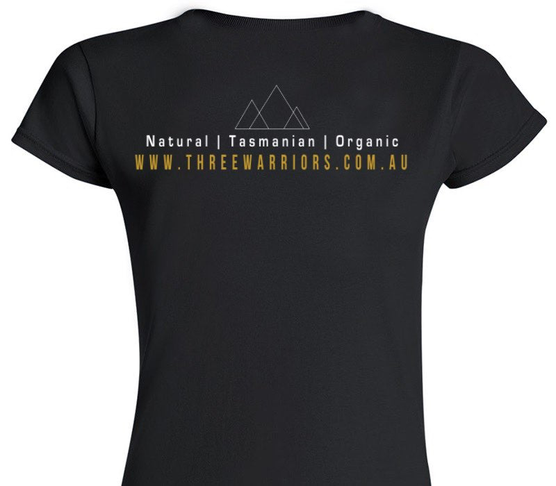 Custom Womens Soft Style 100% Cotton Black T-Shirt