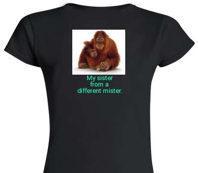 Custom Womens Soft Style 100% Cotton Black T-Shirt