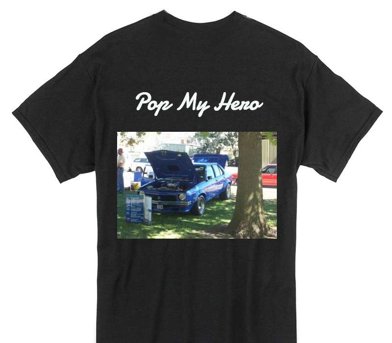 Custom Gildan 100% Cotton Black T-Shirt