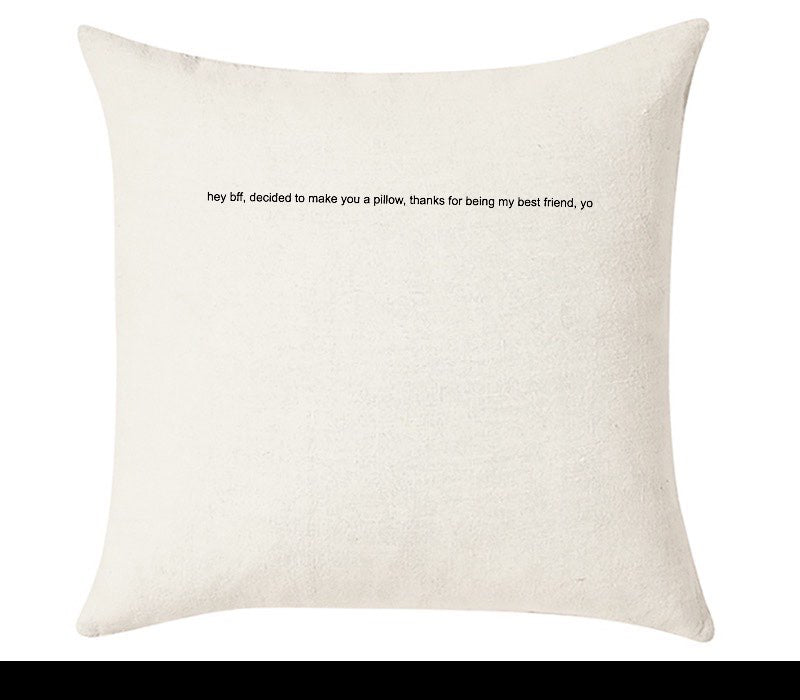 Custom Cushion Cover 50cm x 50 cm Off White