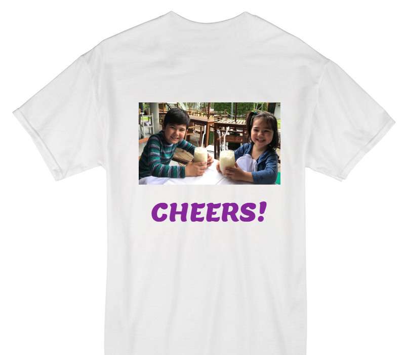 Custom Gildan 100% Cotton White T-Shirt