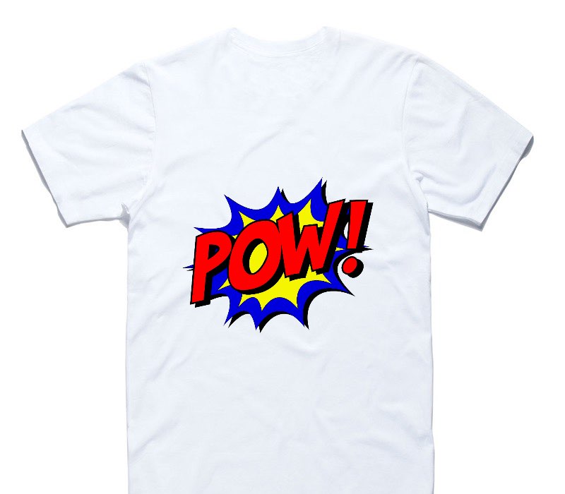 Custom AS Colour 100% Cotton White T-Shirt