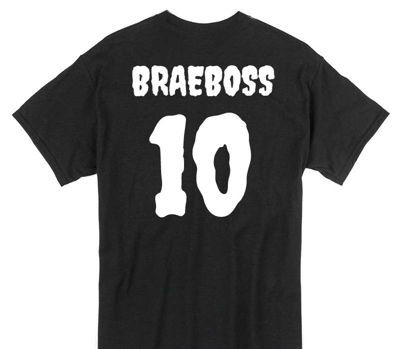 Custom Gildan 100% Cotton Black T-Shirt