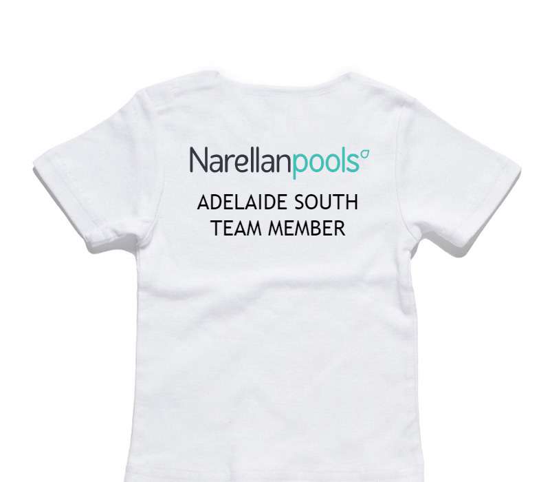 Custom AS Colour White Baby T-Shirt