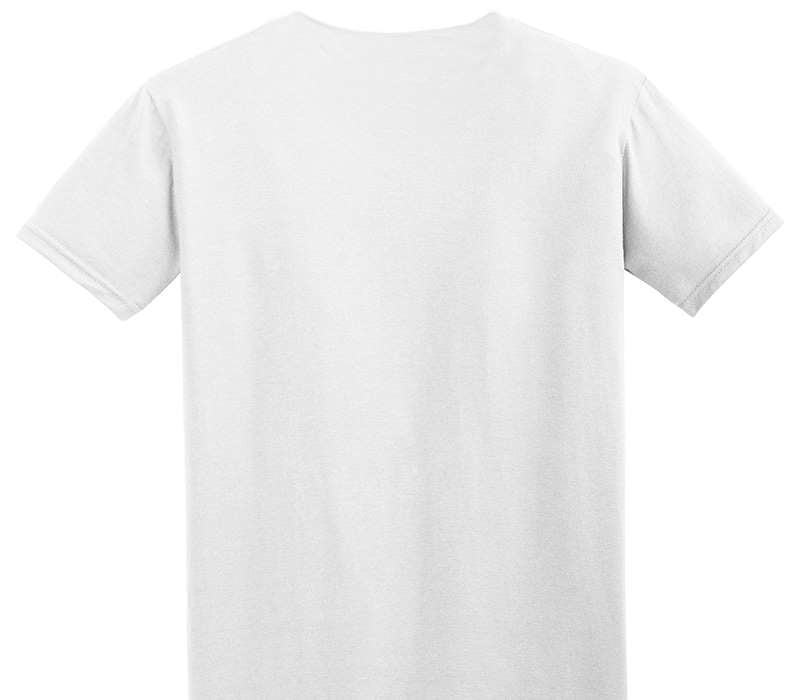 Custom Adult Soft Style 100% Cotton White T-Shirt