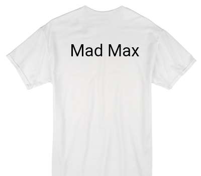 Custom Gildan 100% Cotton White T-Shirt