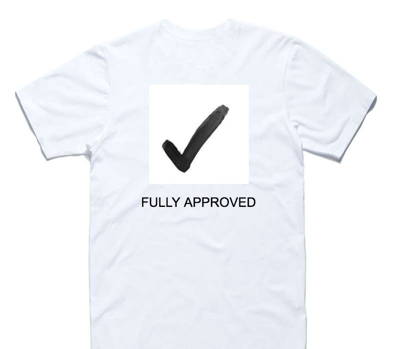 Custom AS Colour 100% Cotton White T-Shirt