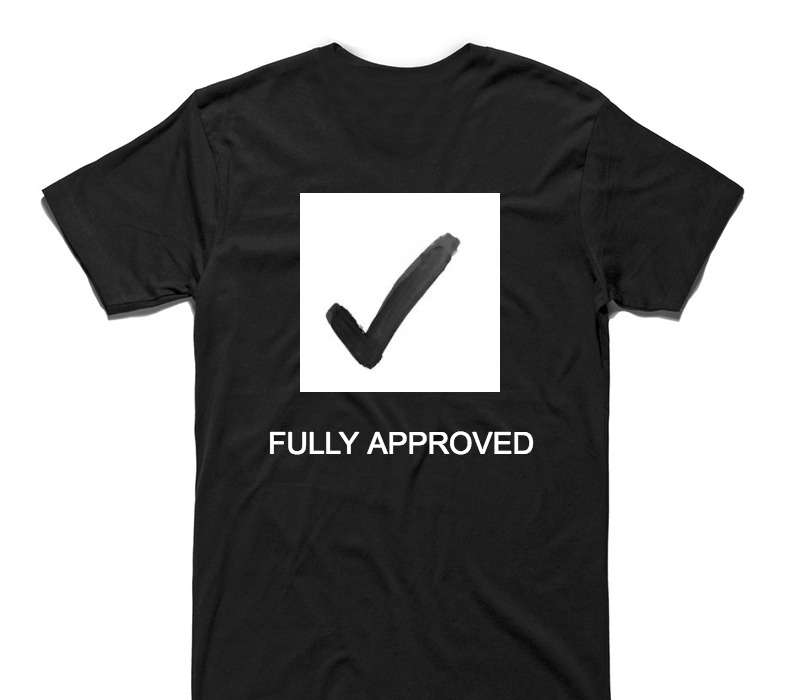 Custom AS Colour 100% Cotton Black T-Shirt