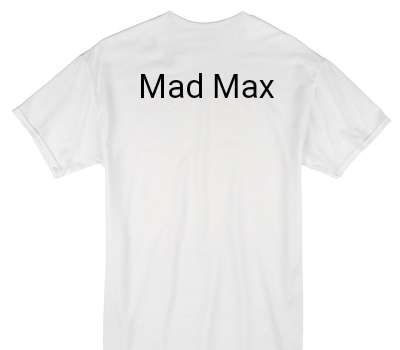 Custom Gildan 100% Cotton White T-Shirt