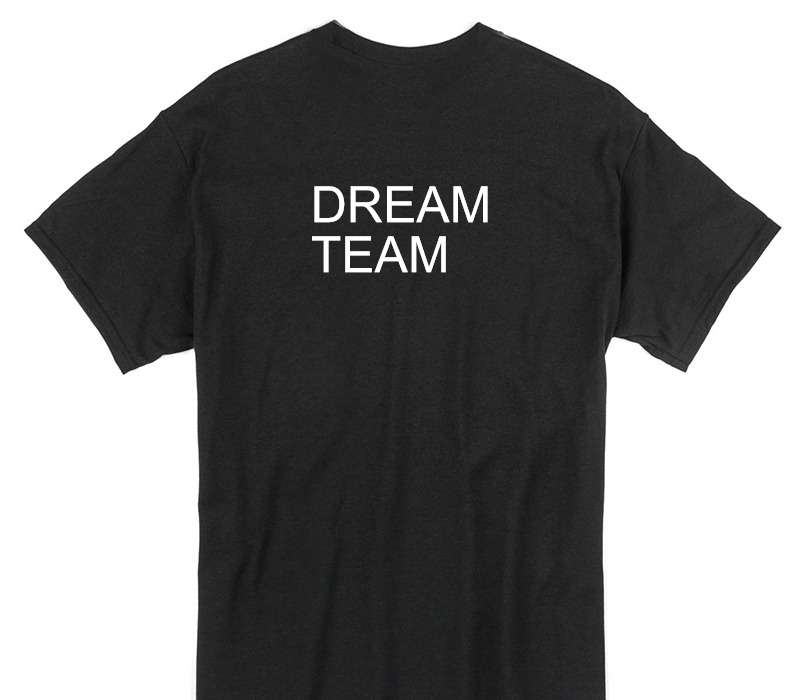 Custom Gildan 100% Cotton Black T-Shirt