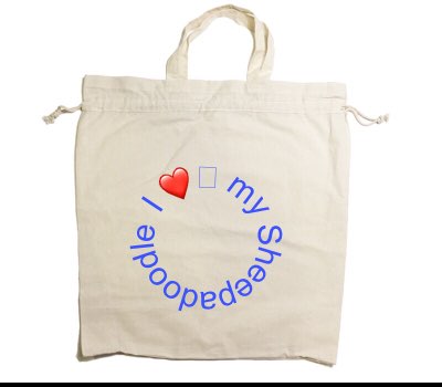 Custom Drawstring Tote Bag Cotton Calico