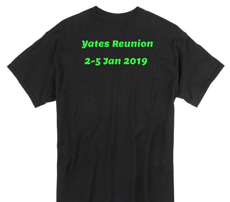 Custom Gildan 100% Cotton Black T-Shirt