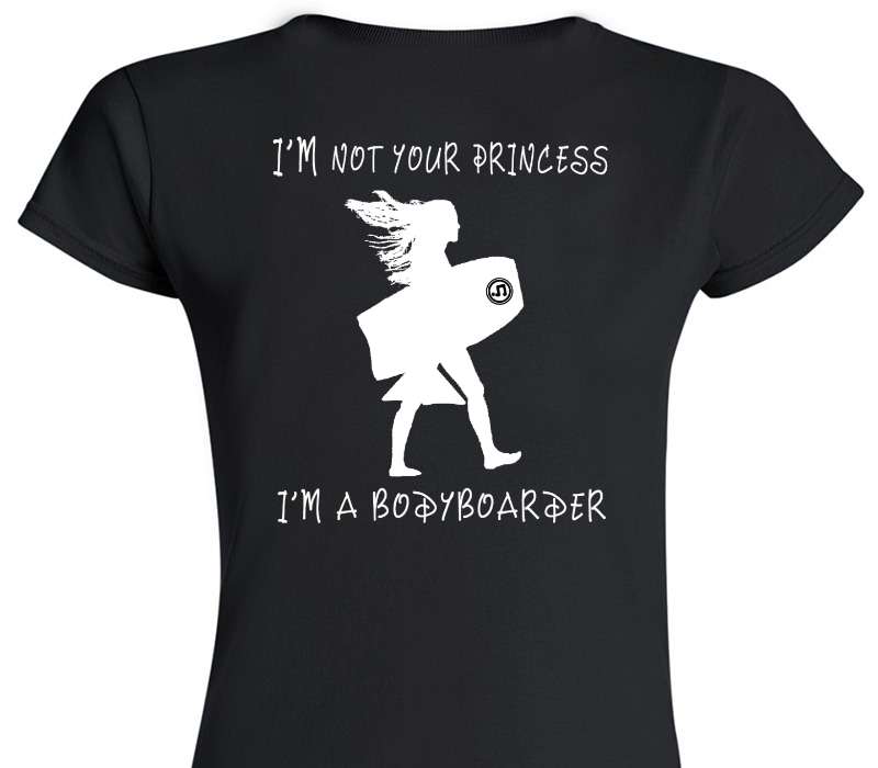 Custom Womens Soft Style 100% Cotton Black T-Shirt