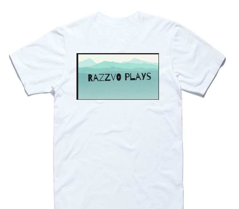 Custom AS Colour 100% Cotton White T-Shirt