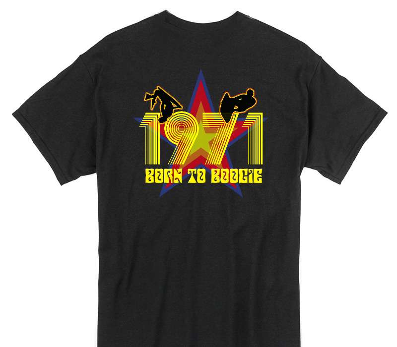 Custom Gildan 100% Cotton Black T-Shirt