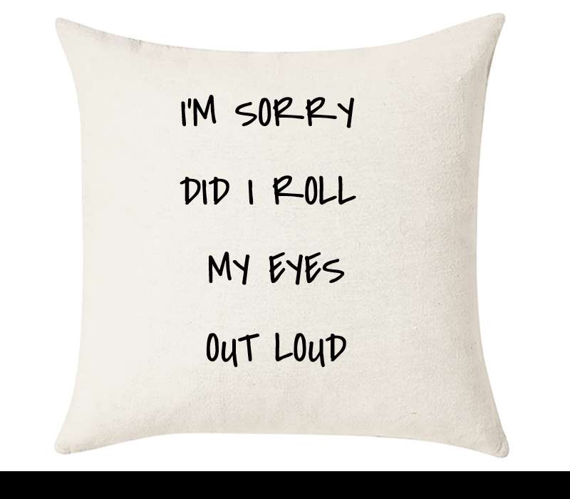 Custom Cushion Cover 50cm x 50 cm Off White