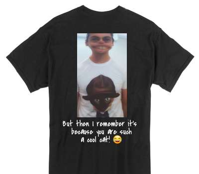 Custom Gildan 100% Cotton Black T-Shirt