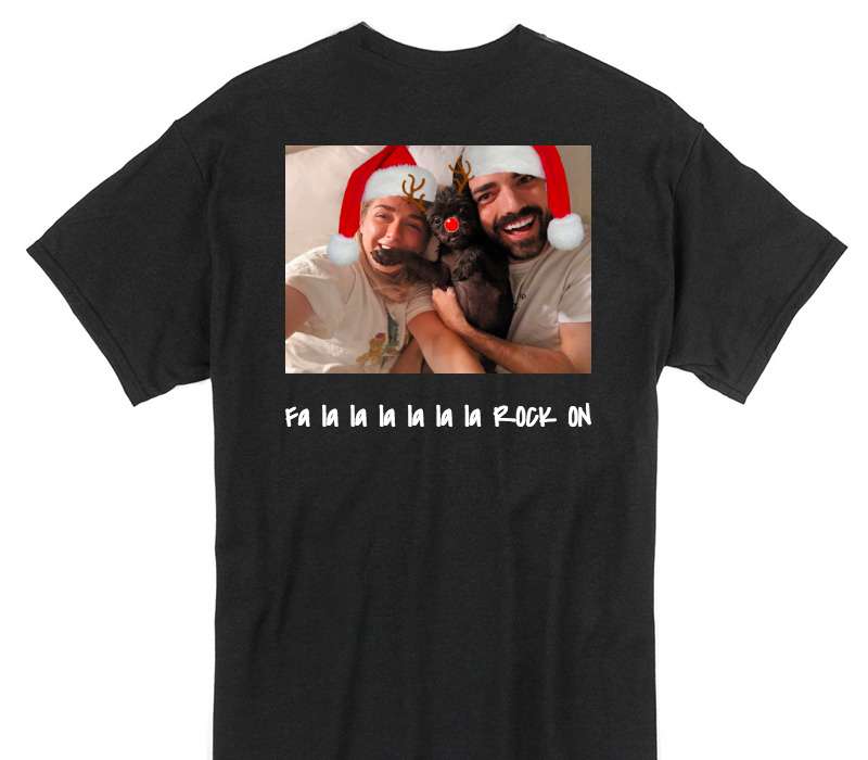 Custom Gildan 100% Cotton Black T-Shirt