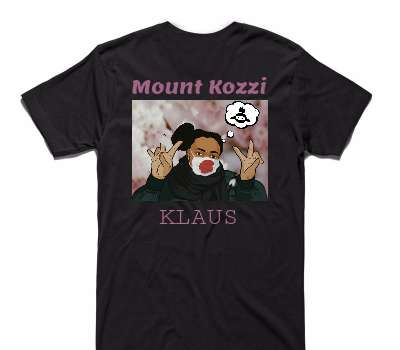 Custom AS Colour 100% Cotton Black T-Shirt