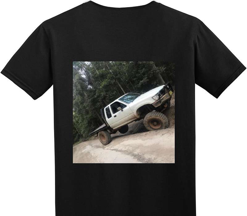 Custom Adult Soft Style 100% Cotton Black T-Shirt