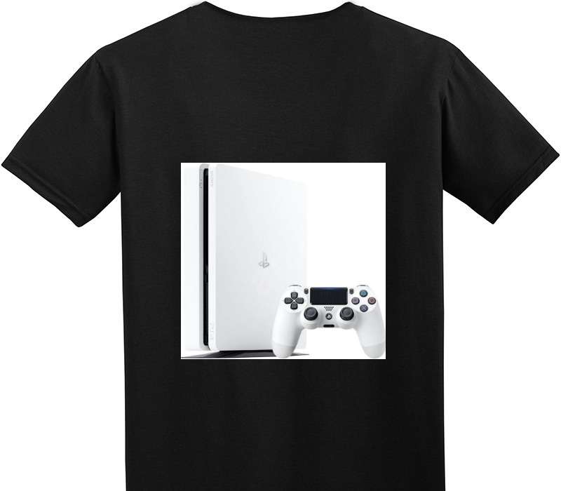 Custom Adult Soft Style 100% Cotton Black T-Shirt